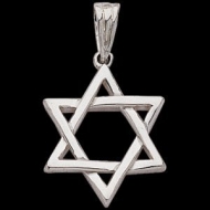 Sterling Silver Teen Star Of David Pendant