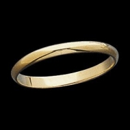 14K Yellow Gold    White Teen Joint Ring