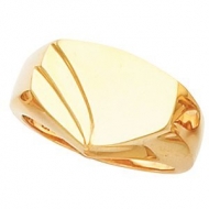 14K Gold Gents Signet ring