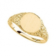 14K Gold Women s Signet Ring