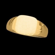 14K Gold Ladies Signet Ring