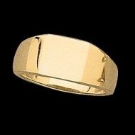 14K Gold Ladies Signet Ring