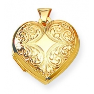 Yellow Gold I Love You Locket