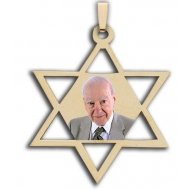  Star Of David  Jewish Hebrew  Photo Pendant or Charm