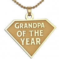 Grandpa of the Year Charm