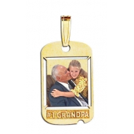 Etched  1 Grandpa Pendant