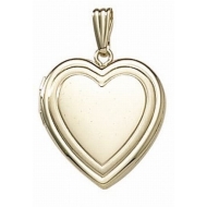 14K Gold Filled Heart Locket