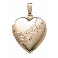 14K Gold Filled Heart Locket