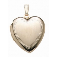 14K Gold Filled Heart Locket