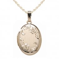 14K Gold Filled Oval Locket