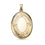 14K Gold Filled  Oval Locket
