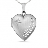 Sterling Silver Children s Heart Locket