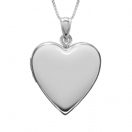 Sterling Silver   Sweetheart  Heart Locket