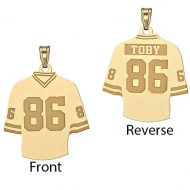 Football Jersey Pendant w  Name   Number