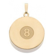 Custom Billiard 8 Ball Pendant