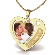 Heart W   Be My Valentine  Etched