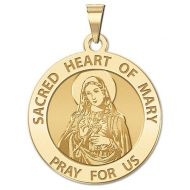 Sacred Heart Or Immaculate Heart of Mary Medal  EXCLUSIVE 