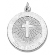 Sterling Silver Confirmation Medal