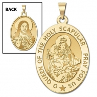 Scapular Medal  OVAL  EXCLUSIVE 