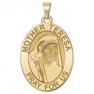 Mother Theresa   Oval Medal  EXCLUSIVE 