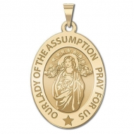 Our Lady of the Assumption Medal  OVAL  EXCLUSIVE 