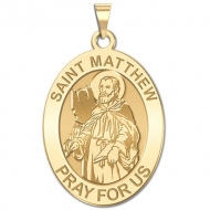 Saint Matthew OVAL Medal   EXCLUSIVE 