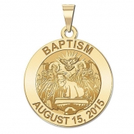 Personalized Baptism Medal  EXCLUSIVE 