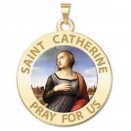 Saint Catherine of Alexandria  Medal    Color EXCLUSIVE 
