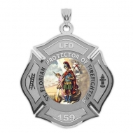 Customized Saint Florian Medal  EXCLUSIVE 
