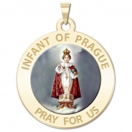 Infant of Prague Medal   Color EXCLUSIVE 