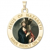 Jesus of Nazareth Medal  Color EXCLUSIVE 