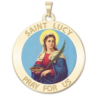 Saint Lucy Medal  Color EXCLUSIVE 