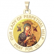 Our Lady of Perpetual Help Medal Color  EXCLUSIVE 