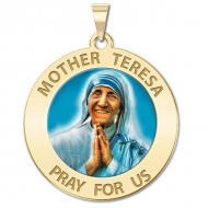 Mother Theresa Medal  Color EXCLUSIVE 