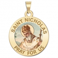 Saint Nicholas Medal  Color EXCLUSIVE 