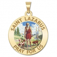 Saint Lazarus Medal  Color EXCLUSIVE 