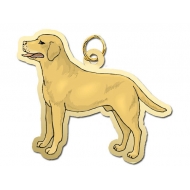 Dog    Yellow Labrador Retriever Charm