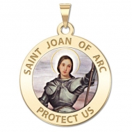 Saint Joan of Arc Medal   color EXCLUSIVE 