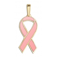 Awareness Ribbon Pink Color Charm