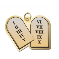 Ten Commandments Charm