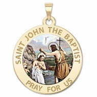 Saint John the Baptist Medal  Color EXCLUSIVE 