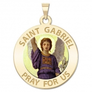 Saint Gabriel Medal   Color EXCLUSIVE 