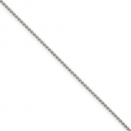 14k 1 75mm Spiga Chain14k White Gold 1 65mm Solid Polished Spiga Chain