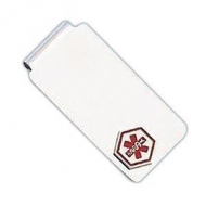 Sterling Silver Medical Money Clip