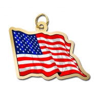 United States of America Flag Charm