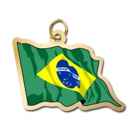 Brazil Flag Charm