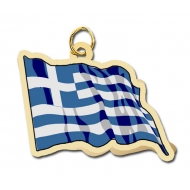Greece Flag Charm