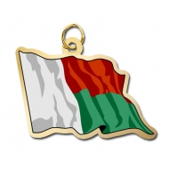 Madagascar Flag Charm
