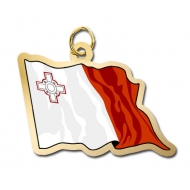 Malta Flag Charm