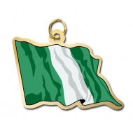 Nigeria Flag Charm